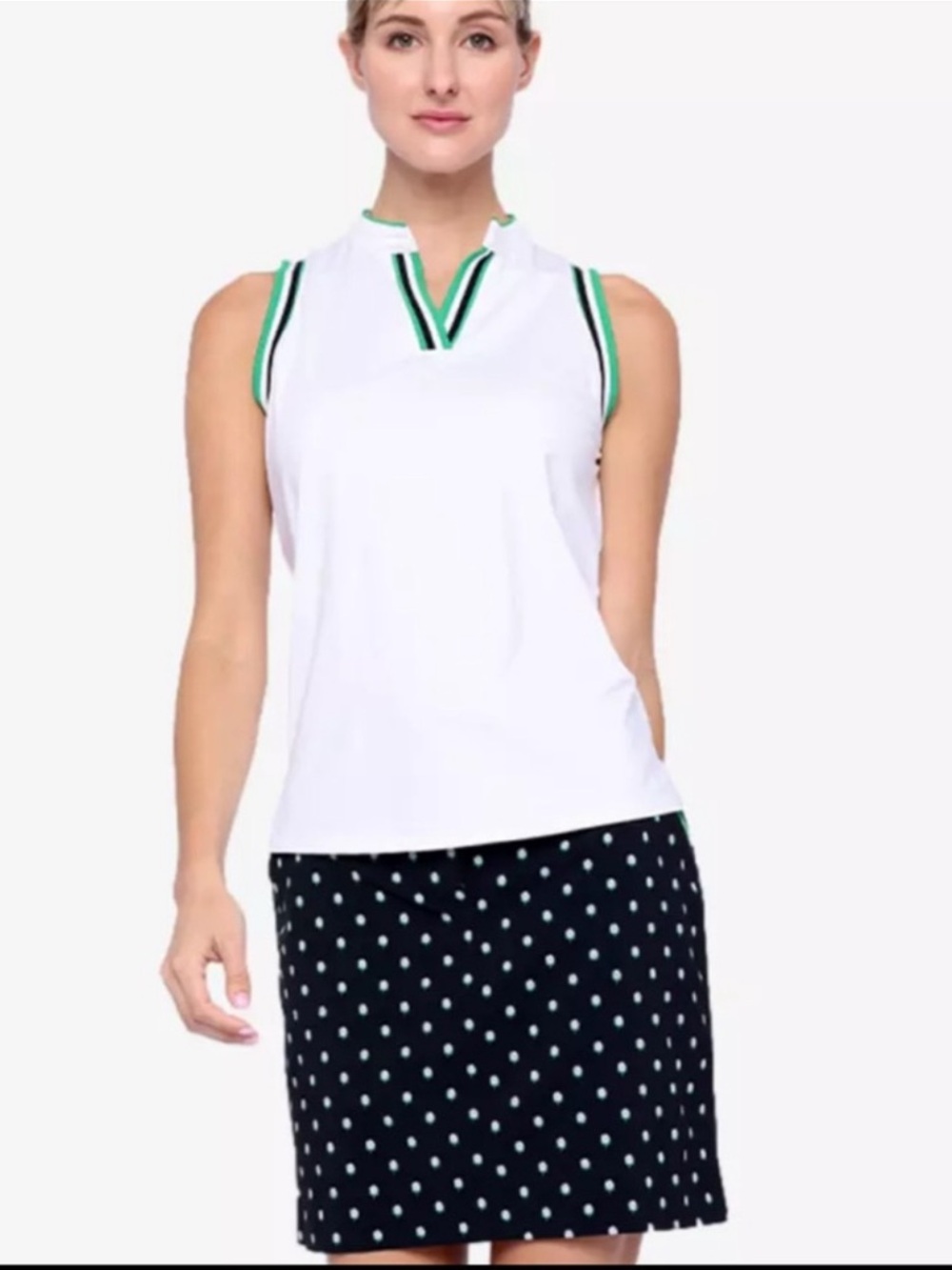 NWT Belyn Key Wimbledon Golf Ball City Skort